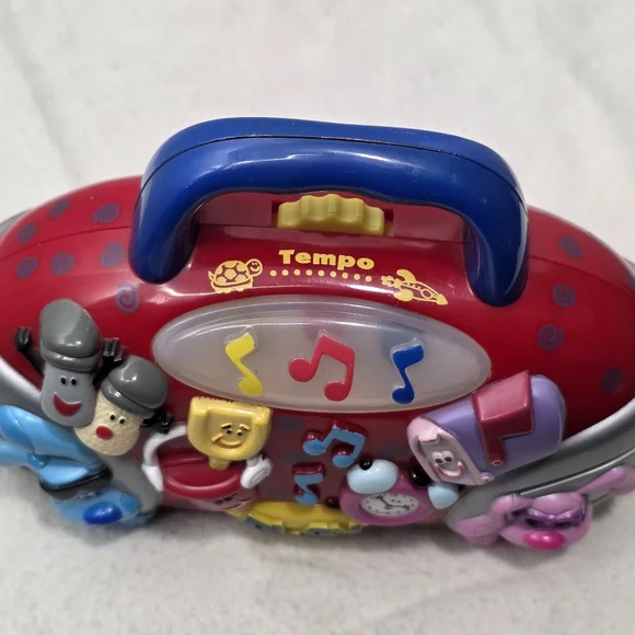 Vintage 2000 Blues Clues Musical Boom Box Toy With Lights & Changing Tempo - Picture 6 of 7